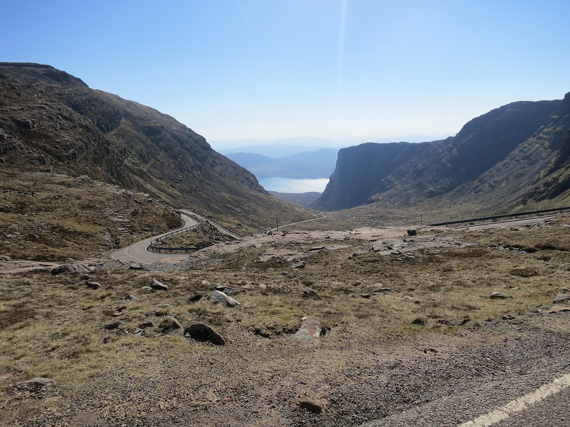 North Coast 500 route through Scottish Highlands