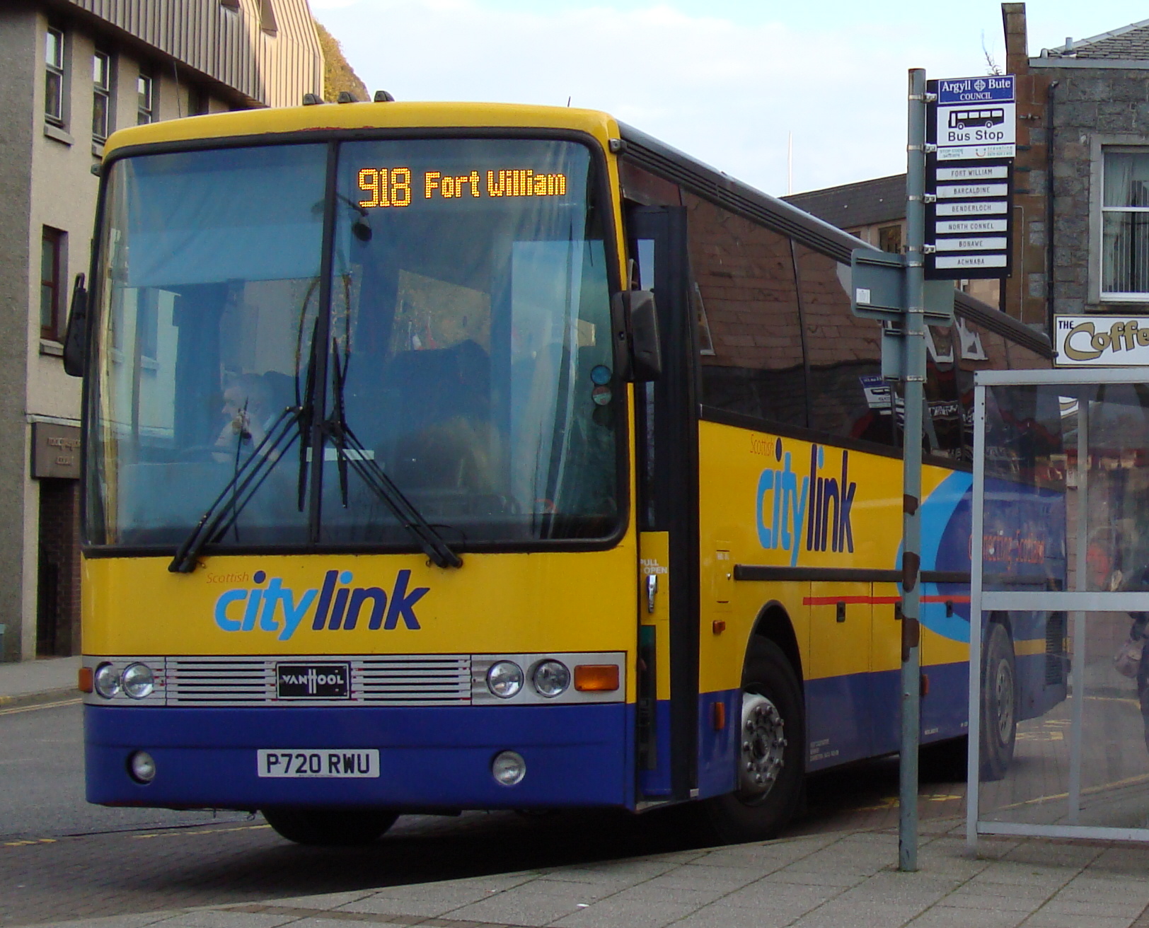 Group minibus in Scottish Highlands
