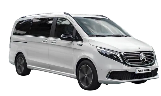 Electric MPV class vehicle, such as a Mercedes-Benz EQV or Volkswagen ID. Buzz