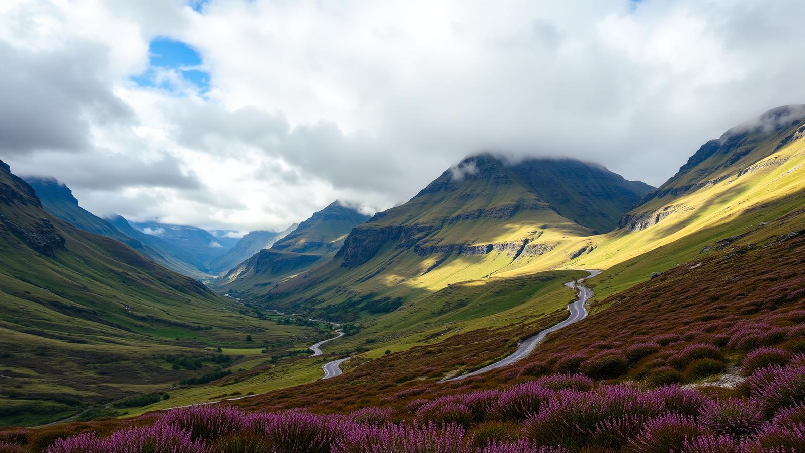 M8 corridor between Glasgow and Edinburgh